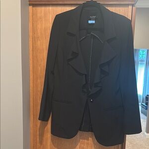 White House Black Market Black Blazer Classic Suit Jacket